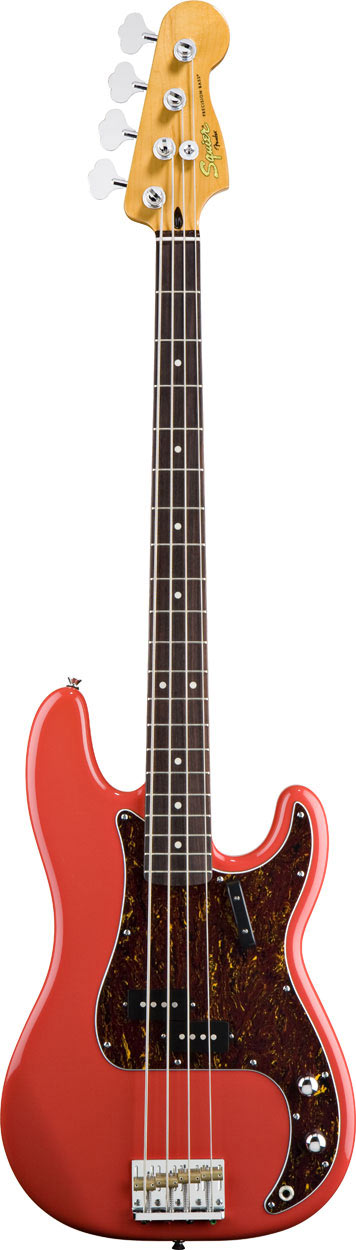 Squier Classic Vibe P-Bass Fiesta Red RW