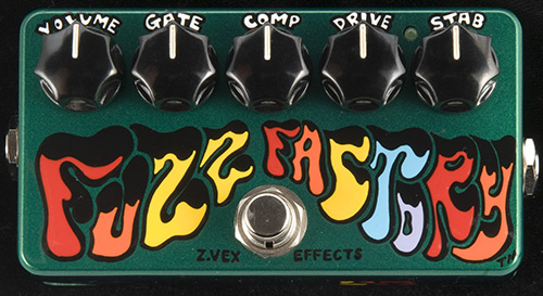 ZVEX Hand Painted Fuzz Factory F199 Scary Logo | guitarguitar