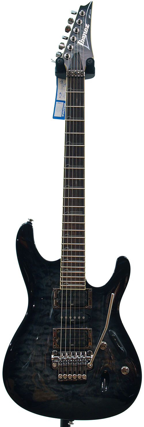 Ibanez S570DXQM-TGB Transparent Gray Burst | guitarguitar
