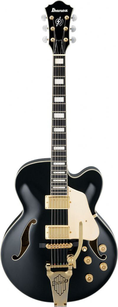 Ibanez AF75TDG-BK Black w/Gold Hardware