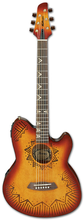 Ibanez TCY20101-OVV Talman Open Pre Vintage Violin Engraved Pattern