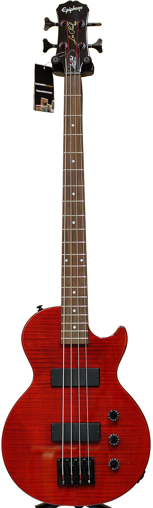 Epiphone Les Paul Special Bass Trans Red