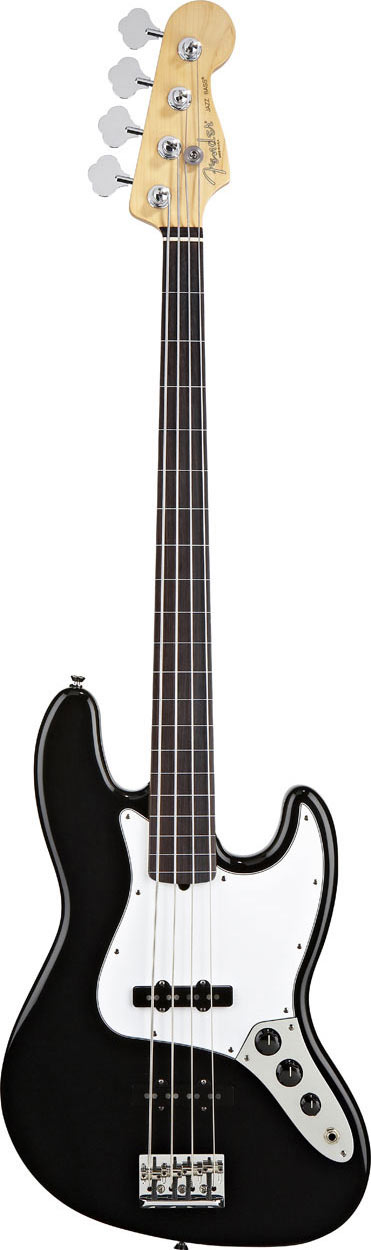 Fender American Standard Jazz Bass RN Black Fretless