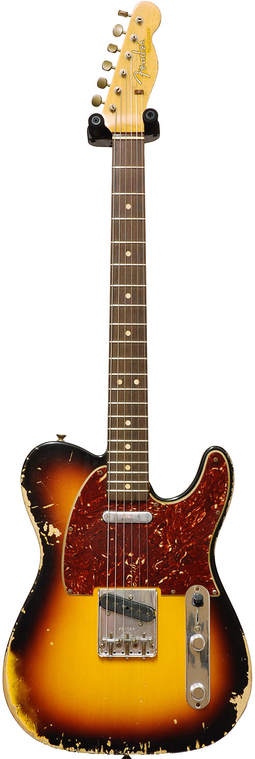 Fender Custom Shop 63 Tele Faded 3 Tone Sunburst #R47899