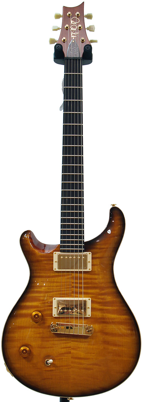 PRS McCarty Lefty Ltd Amber Black 10 Top Stoptail 57/08 Pick Ups