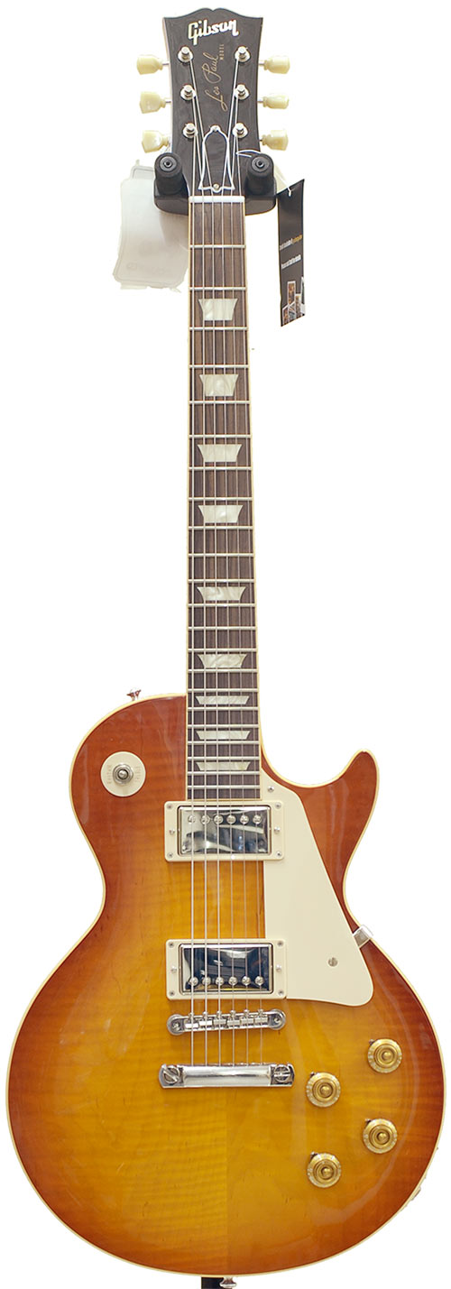 Gibson Custom Shop 1958 LPR8 Les Paul Lightly Figured Top Chambered Amber Orangeburst HB190C