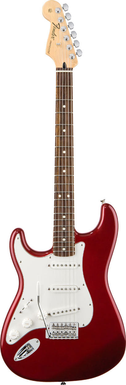 Fender Standard Strat LH RW Candy Apple Red Tint