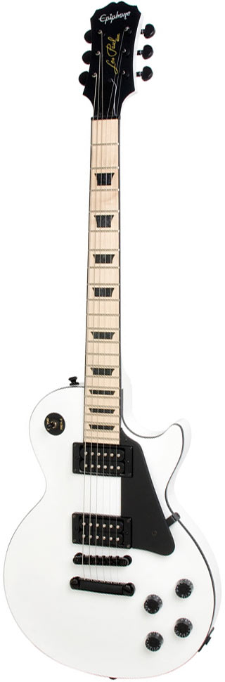 Epiphone Ltd. Ed. Les Paul Studio Negative Alpine White