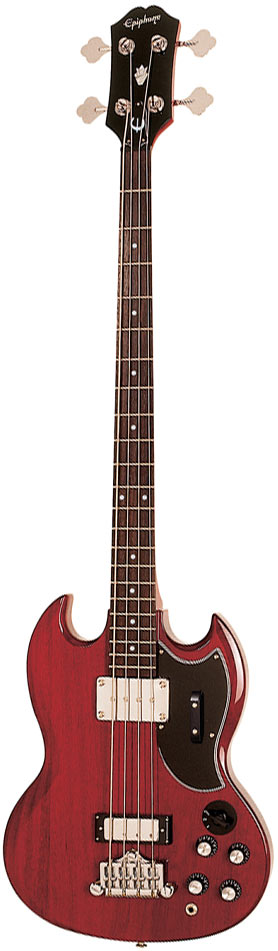 Epiphone Ltd. Ed. 1960's EB-3 Cherry