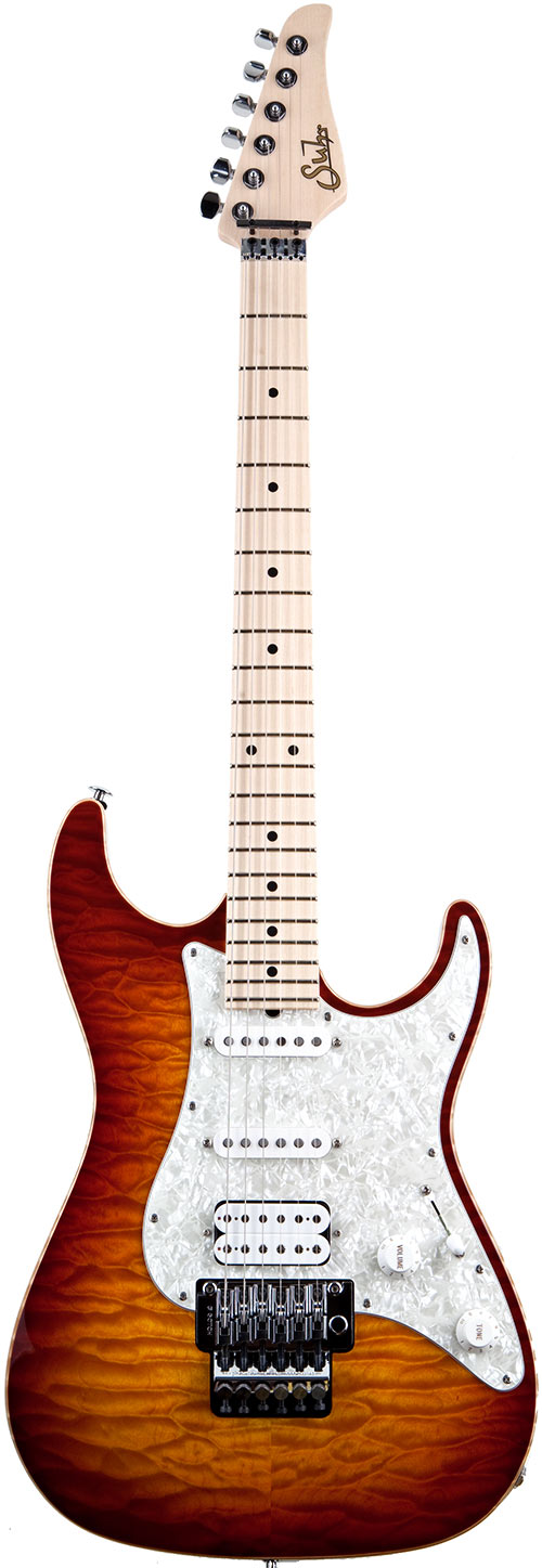 Suhr Pro Series S6 Quilt Top Aged Cherry Burst SSH
