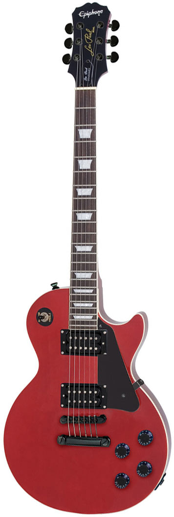 Epiphone Les Paul Standard Candy Apple Red Metallic Black Hardware