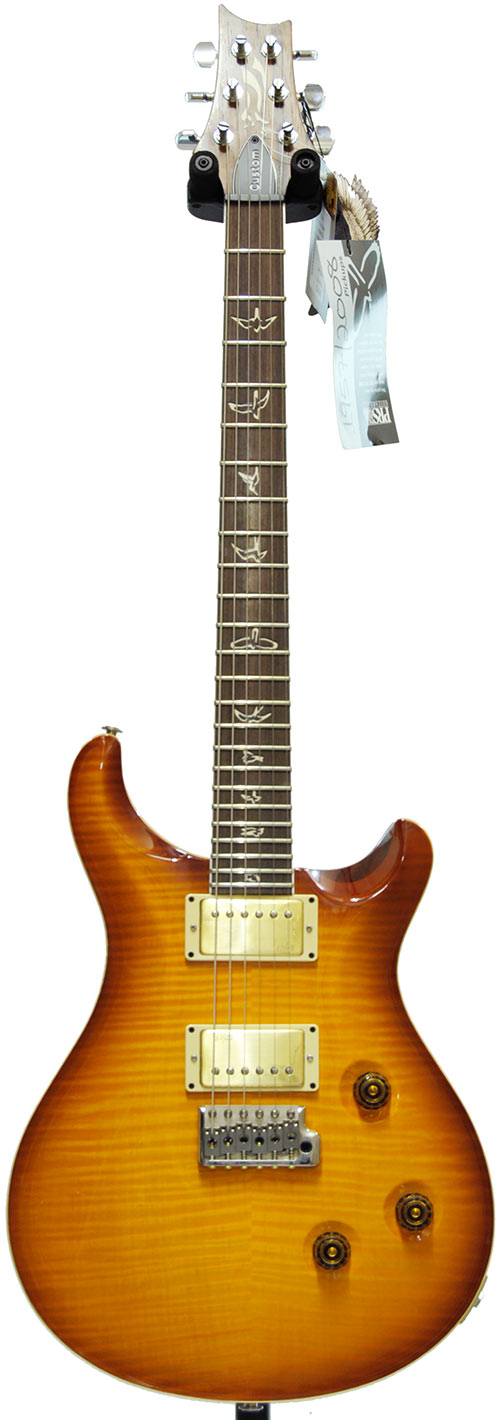 PRS 25th Anniversary Custom 24 10 Top Birds Matteo Mist Standard Neck