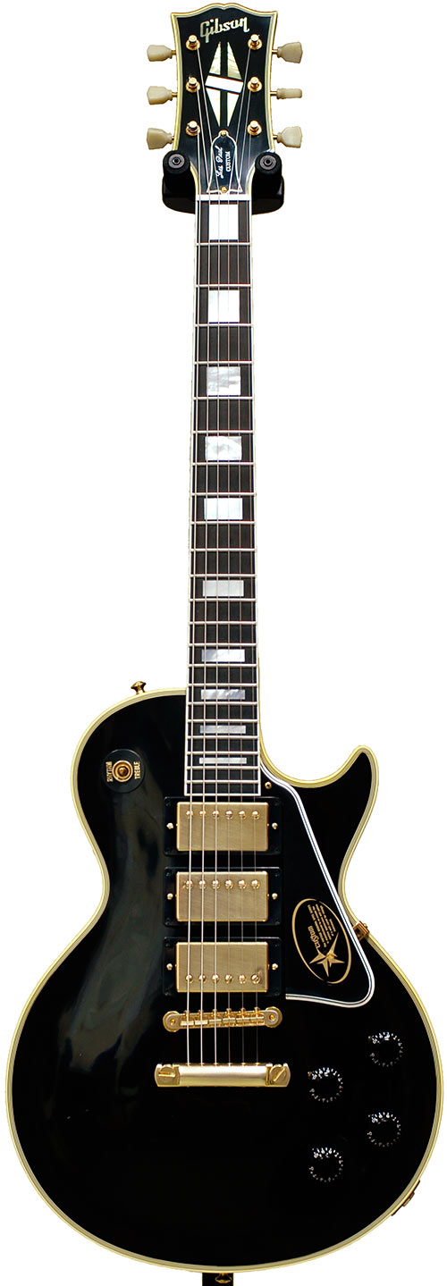 Gibson Custom Shop Les Paul Custom 1957 V.O.S Ebony 3 Pickup
