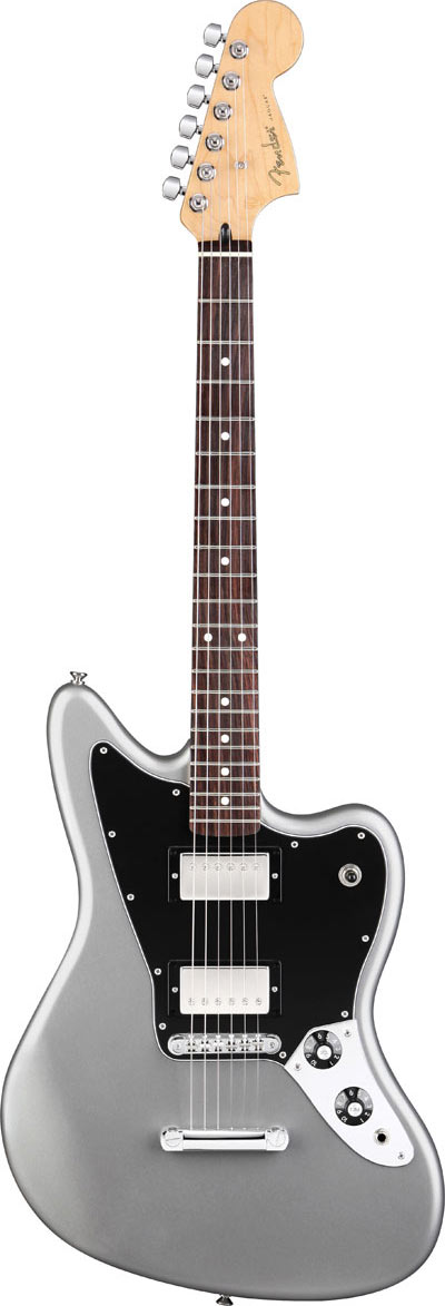Fender Blacktop HH Jaguar RW Silver