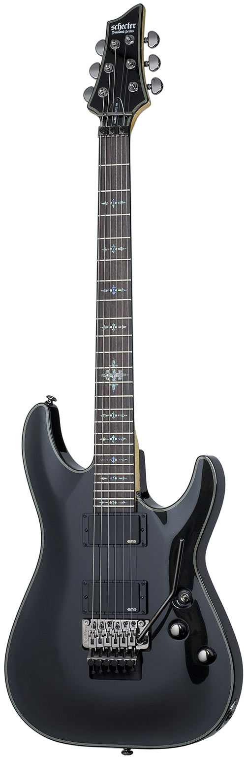 Schecter Damien Elite-6 FR Metallic Black