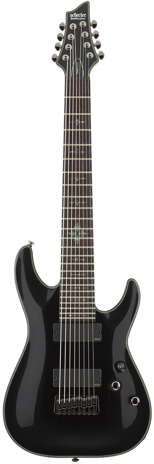 Schecter Damien Elite-8 Metallic Black