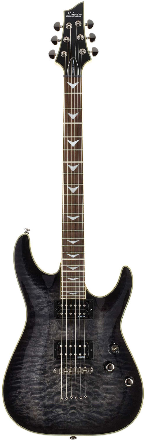 Schecter Omen Extreme-6 See Thru Black