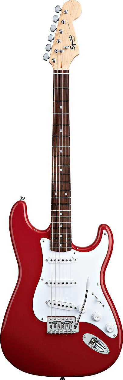 Squier Bullet Strat Fiesta Red with Trem