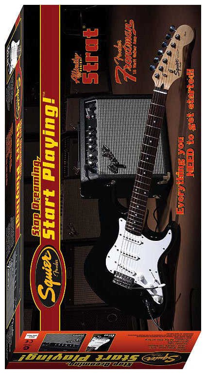Squier Affinity Strat Special Pack Metallic Blue With Frontman 15G