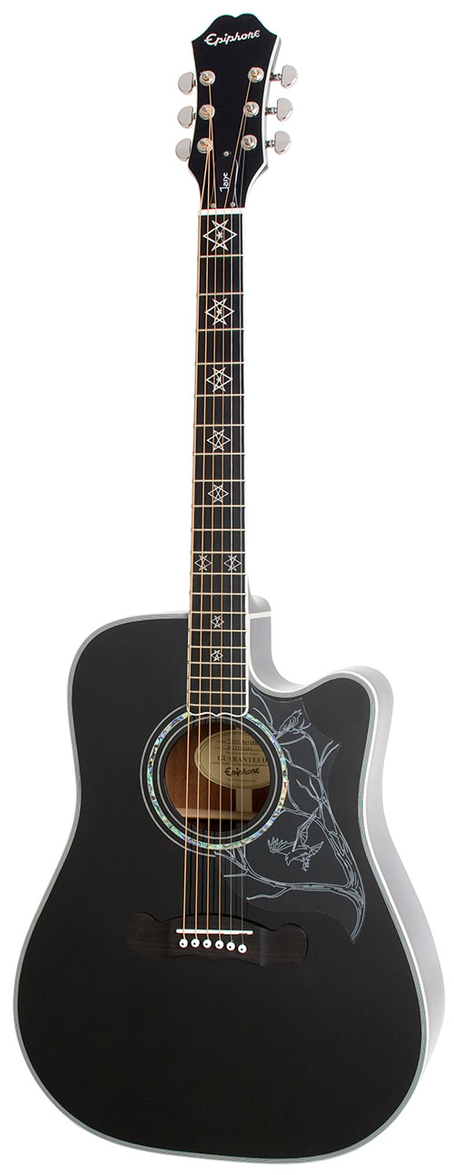 Epiphone Dave Navarro Signature Acoustic Electric Ebony