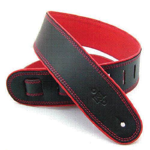 DSL GEP25-15-6 Garment Leather 2.5 Inch Black/Red
