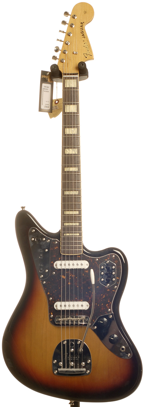 Fender Jaguar Block Inlay 3 Tone Sunburst