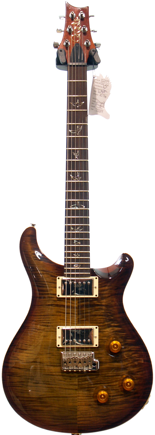 PRS Custom 22 Burnt Almond 10 Top Birds Trem