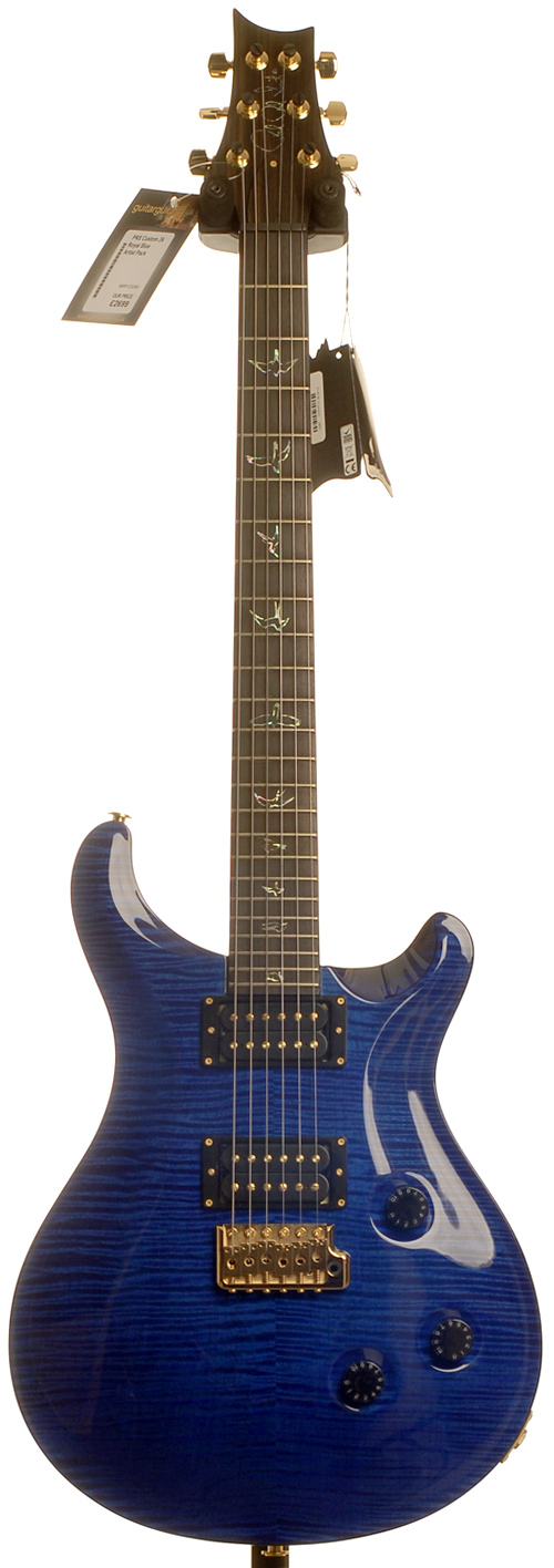PRS Custom 24 Royal Blue Artist Pack