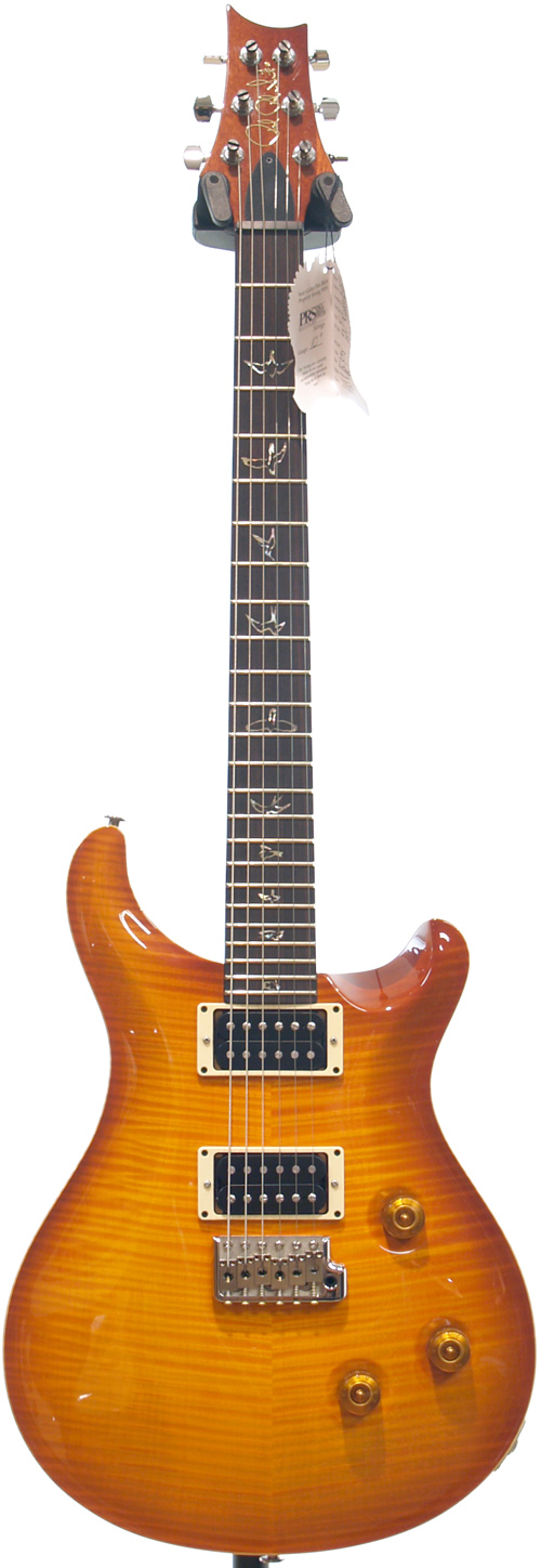 PRS Custom 24 Matteo Mist 10 Top Bird Inlays Wide Thin
