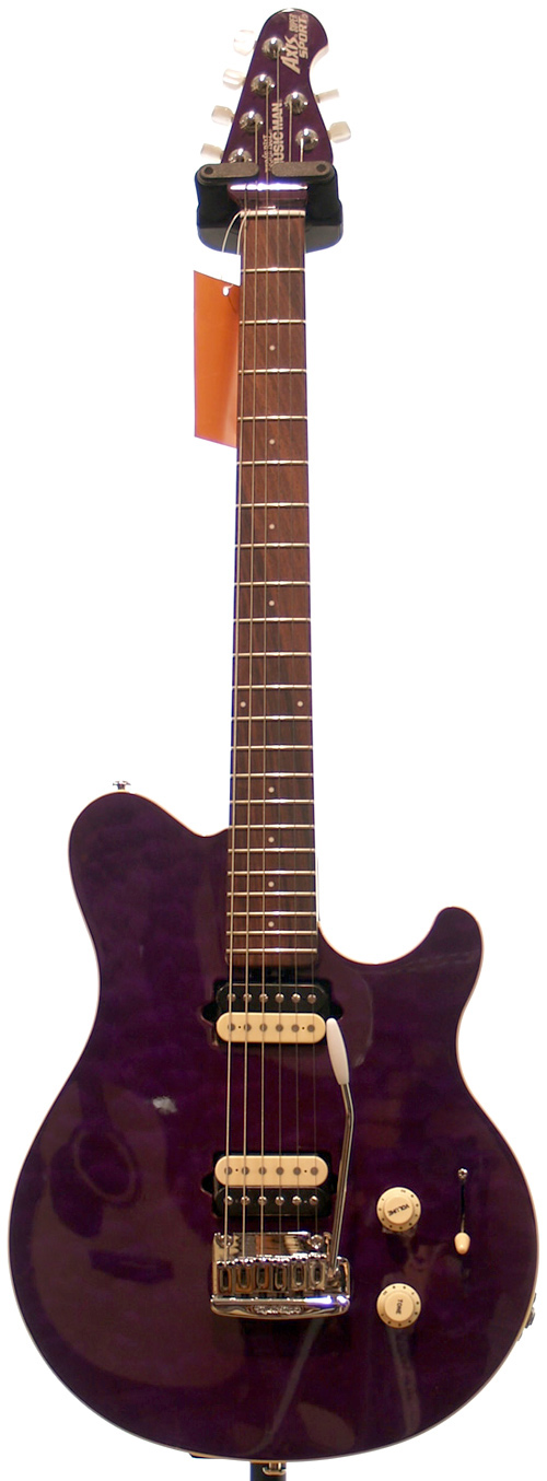 Music Man Super Sport, Quilt Top, Thru Purple, HH (Pre-Owned)