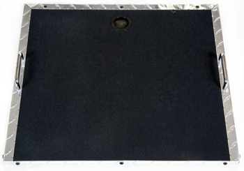 Trailer Trash Pro Series Pedalboard Diamond Plate (18 x 16 inches)