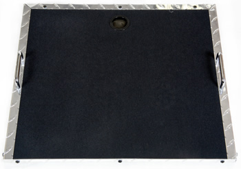 Trailer Trash Pro Series Pedalboard Diamond Plate (30 x 18 inches)