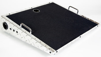 Trailer Trash Pro Series Pedalboard Diamond Plate (30 x 18 inches)