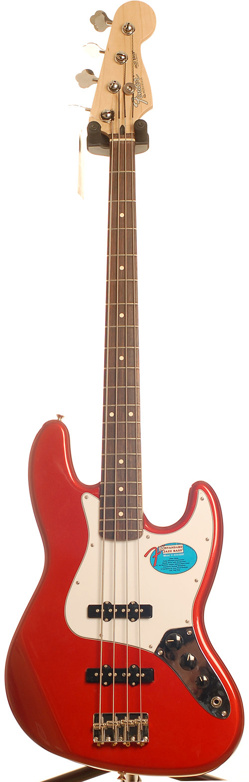 Fender Standard Jazz Bass RN Chrome Red