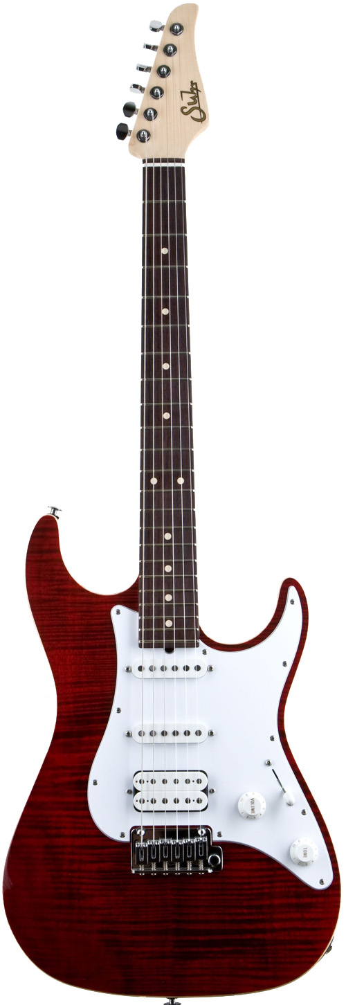 Suhr Pro Series S3 Flame Chilli Pepper Red RW