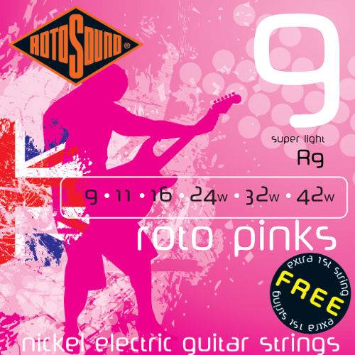 Rotosound R9 Roto Pinks 9-42