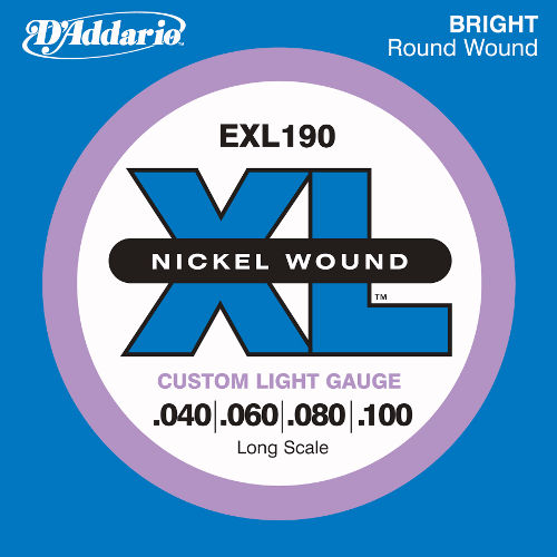 D'Addario EXL190 Nickel Wound Bass 040-100