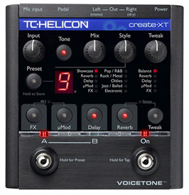 TC Helicon Voice Create XT Pedal