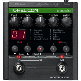 TC Helicon Voicetone Double Pedal