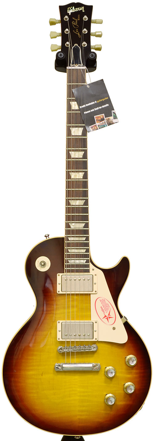 Gibson Custom Shop 1960 Les Paul Standard Flametop Reissue V.O.S Faded Tobacco