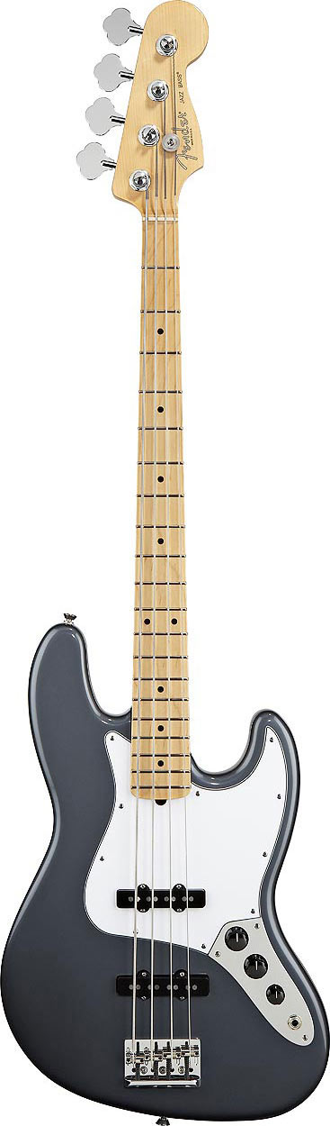 Fender American Standard Jazz Bass Charcoal Frost Metallic MN (End of Line)