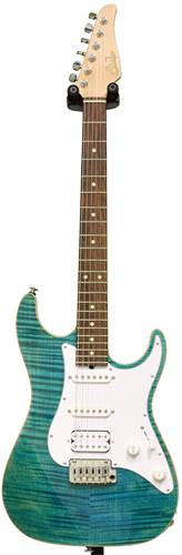 Suhr Pro Series S3 Flame Trans Teal RW