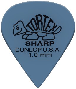 Dunlop 412P1.00 Tortex Sharp 12/Play Pack Picks