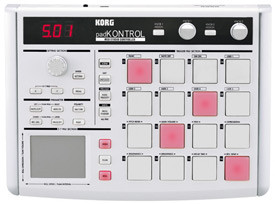 Korg PADKONTROL 16 Drum Pad Pearl White