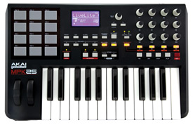 Akai MPK25 25-key Keyboard Controller with MPC pads