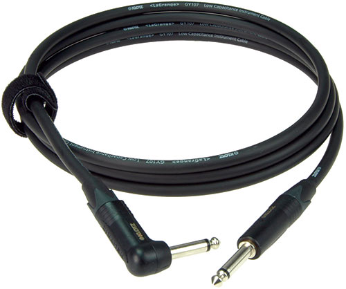 Klotz LAPR0600 La Grange 6m Instrument Cable Straight to Right Angled