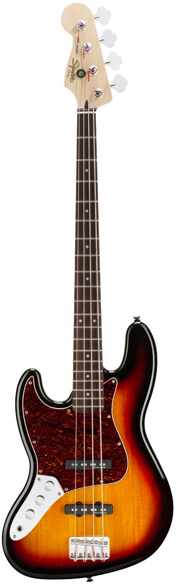 Squier Vintage Modified Jazz Bass LH 3 Tone Sunburst