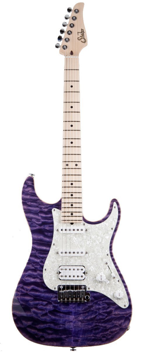 Suhr Pro Series S4 Quilt Top Trans Trans Purple