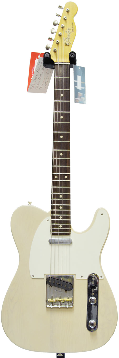Fender Custom Shop 2011 Closet Classic Pine Telecaster Pro Aged White Blonde RW