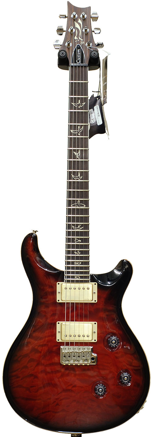 PRS 25th Anniversary Custom 24 Quilt Scarlet Smoke Burst #167110